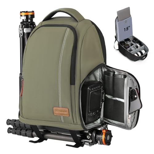 TARION TARION Camera Backpack for Photographers Compact 15L, TB04 Gree — Size, capacity and configuration