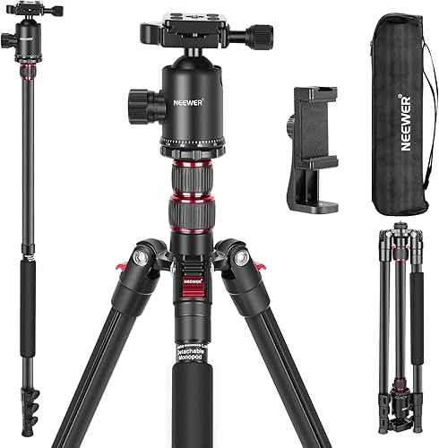 NEEWER 77 inch Camera Tripod Monopod for DSLR, Phone with 360° Panoram — Side-by-side comparison of top picks in this category