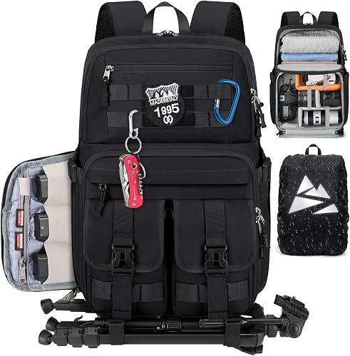RAINSMORE Camera Bag Backpack for DSLR/SLR/Mirrorless Camera Bags for — Build quality and design details up close