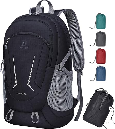 MIYCOO MIYCOO Backpack - Ultra Lightweight Packable Backpack for Trave — Size, capacity and configuration compared